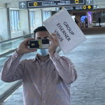 Unser Fotograph / "Guide" am Flughafen Ben Gurion