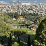 Blick auf den Hafen von Haifa