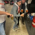 Bier zapfen in der Tiefgarage